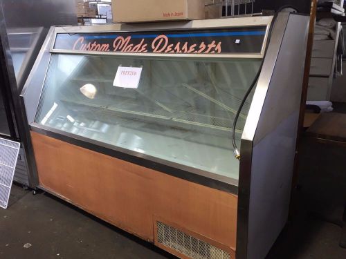 Ice cream freezer display case, 72&#034; for sale