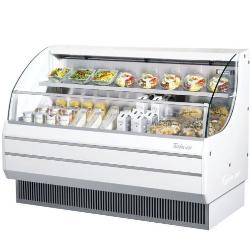 Turbo Air TOM-60L White Air Curtain Display Case - $4,950