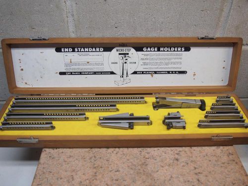 Do-All End Standard Gage Block Holder Set  Micro-Step Gaging System 1&#034; to 18&#034;