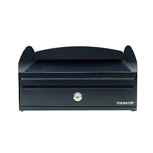 STEELMASTER LockIt Desktop Inbox, 14.5 x 5.75 x 11 Inches, 2 Keys Included,