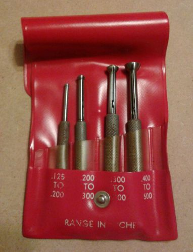 Starrett S831 E, small hole gauge complete set, .125 to .500