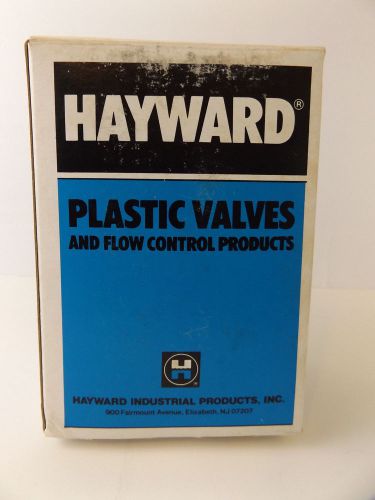 Hayward tc10100st 1&#034; socket threaded  pvc true union ball check valve pool new for sale
