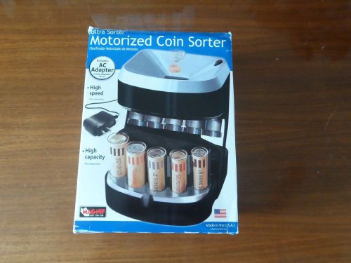 Ultra Sorter Motorized Coin Sorter-High Speed w/ AC Adapter/ High Capacity