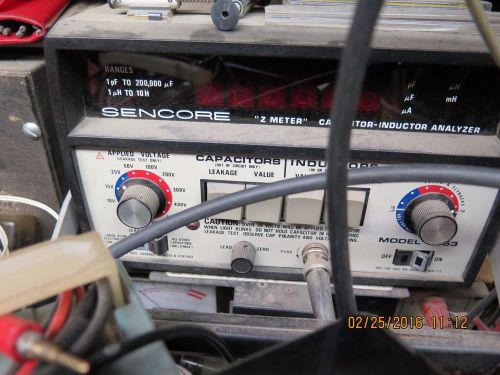 WF SENCORE LC53 “Z METER” Capacitor-Inductor Analyzer