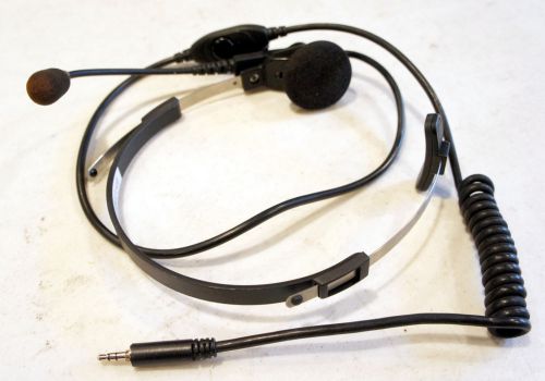 Motorola Single Muff Lightweight Headset In-Line PTT Switch NMN6245A