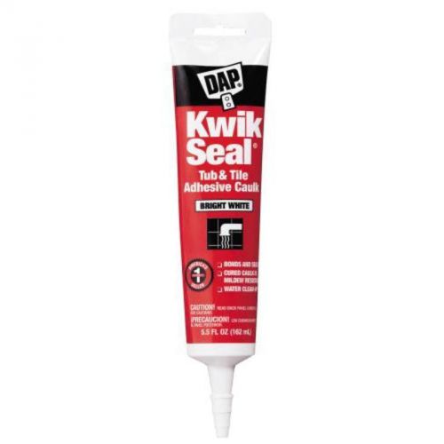 Kwik-seal tub and tile caulk 8889 dap inc adhesive caulk 18001 076335088891 for sale