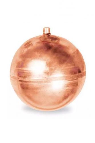 Naugatuck 4ltp7 Float Ball, Round, Copper, 10 In