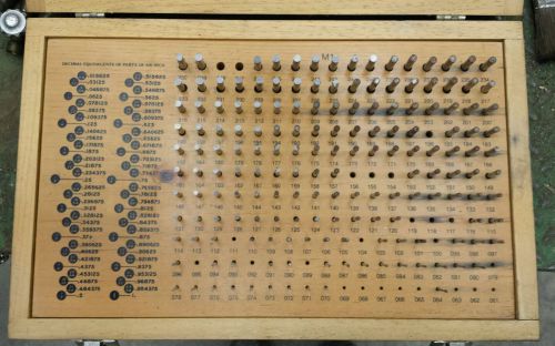 Meyer M-1 pin gauge set .061 - .250 with missing pins :-(