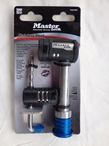 NEW Master Lock Reciever Coupler Security Lock 1481DAT