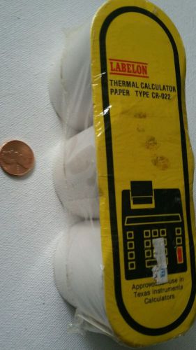 Labelon Thermal Calculator paper type CR-022 3 rolls