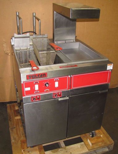 VULCAN 4ERD50 480V 3PH 21 KW 50 LB COMMERCIAL ELECTRIC FRYER W/ DUMP STATION