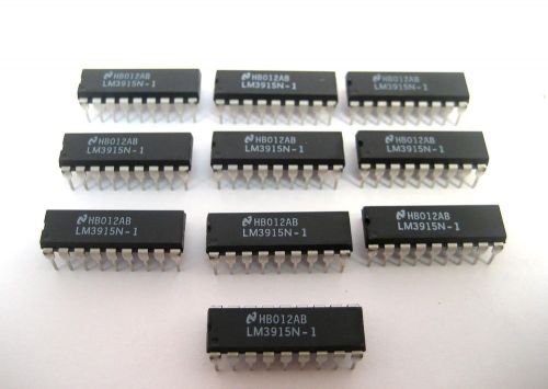 LM3915N-1 IC: Dot/Bar Display Driver: 16-Pin DIP: Popular IC: 10/Lot Great Price