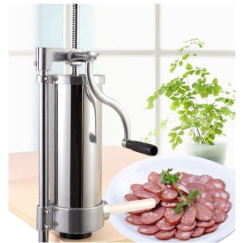 Sausage Stuffer Meat Maker Stainless Steel filler Commercial Vertical Press 3L