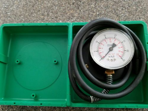 Fisher controls water column 0-35 pressure gauge 0-20 made by fisher governor co for sale