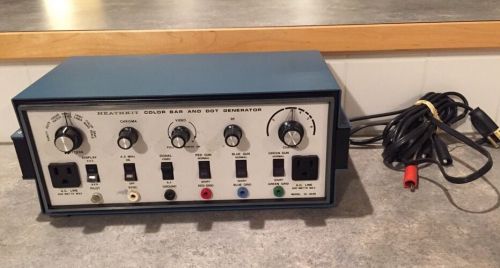 Heathkit IG-5228 Color Bar and Dot Generator