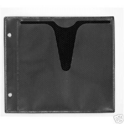 500 BINDING SLEEVES, 2 DISK, BLACK - SF006BLK