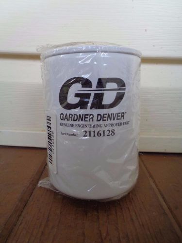 NEW OEM GARDNER DENVER #2116128  AIR COMPRESSOR OIL FILTER