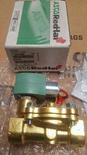 Asco 3/4&#034; 8210G003 8210G3 air/water/lt oil solenoid valve 120v, new