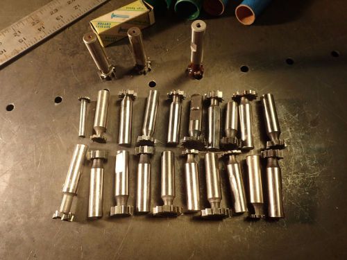 23-Piece Lot of Woodruff Key Mill Milling Cutters 5/64&#034; to 1/4&#034;