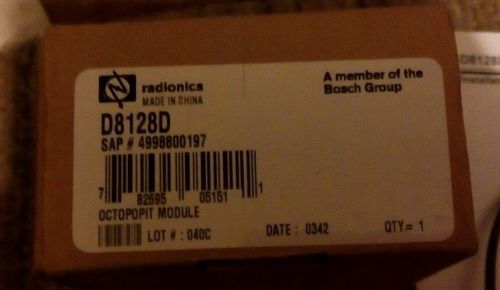 Bosch (Radionics) D8128D OctoPOPIT Module FACTORY SEALED NEW