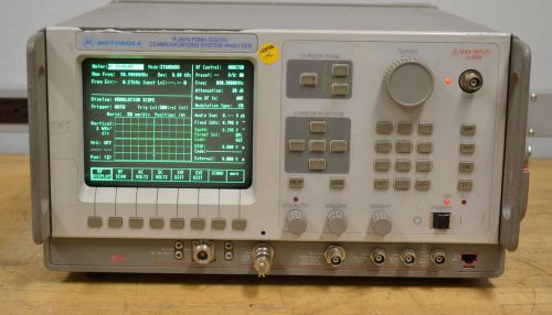 Motorola R2670A Digital Systems Communications Service Monitor, Needs Cal