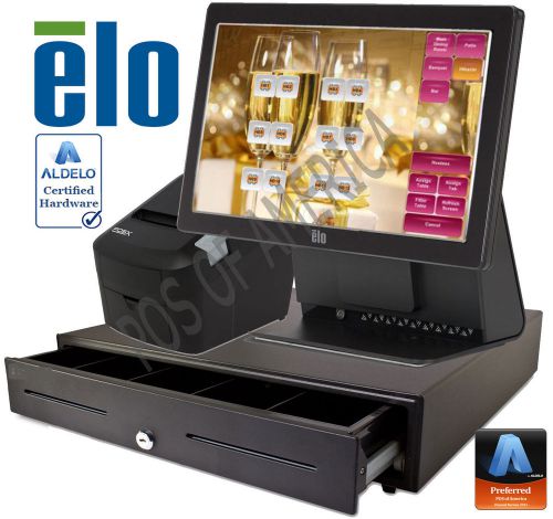 ALDELO 2013 PRO ELO NIGHTCLUB BAR RESTAURANT ALL-IN-ONE COMPLETE POS SYSTEM NEW