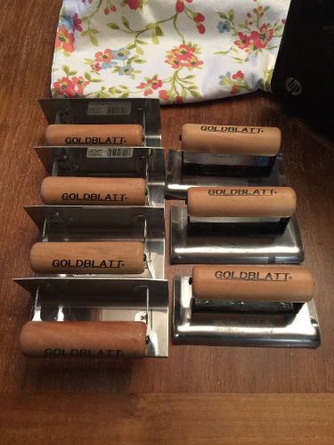 LOT OF GOLDBLATT CONCRETE EDGERS &amp; INSIDE CORNER TOOLS NEW OLD STOCK