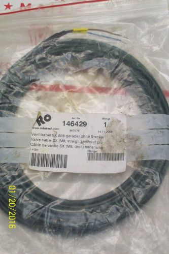 *NEW* RO ROBATECH VALVE CABLE SX (M8, STRAIGHT) ART. NO 146429, 847676