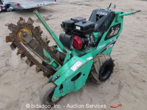 2010 vermeer rtx100 walk behind trencher vz steering zero turn hydrostat bidadoo for sale