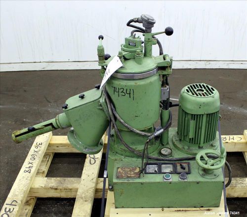 Used- Papenmeier High Intensity Mixer, Model TGAHK8. (0.28) Cubic feet, 8 liter