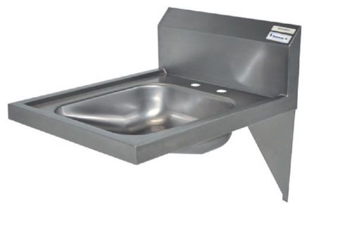 16&#034; x 14&#034; T-304 ADA Hand Sink, Deck Mount, Restaurant, Commercial  BBKHS-ADA-D