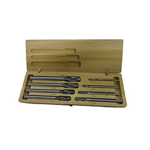 Yankee Corporation #51W Wood Case Metric Counterbore Set, 3mm to 14mm, High