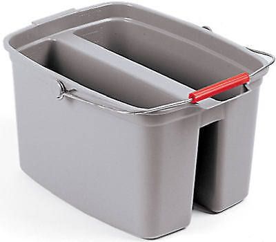 Rubbermaid Comm. FG262888GRAY Double Pail-19 QUART DOUBLE PAIL