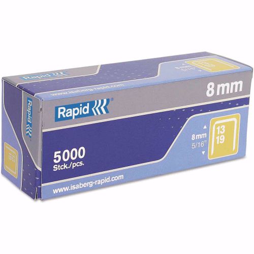 RAPID Fine Wire Staples, 5/16&#034; Leg, 5,000/Box