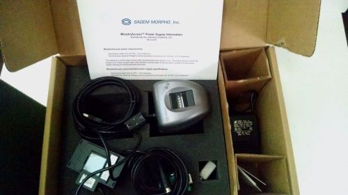 SAGEM MORPHOACCESS MSO100 FINGERPRINT SCANNER w/ Power Cord &amp; Cards