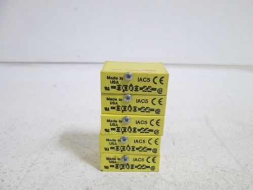 LOT OF 5 OPTO 22 I/O MODULE IAC5 *NEW OUT OF BOX*