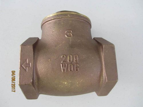 Smith Cooper 3&#034; Swing Check Brass Valve