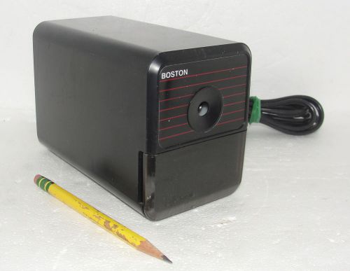 Vintage Boston electric pencil sharpener black model 18 working very well