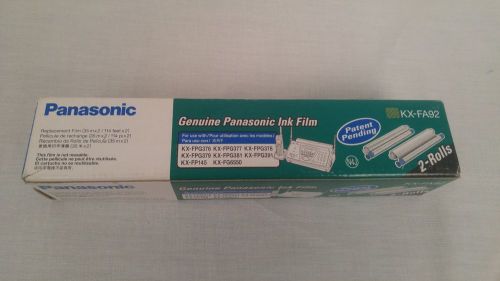 GENUINE PANASONIC KX-FA92 INK FILM NEW