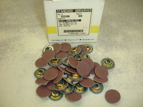 (100) 3/4&#034; Standard Abrasives A/O 120 Grit Socatt $35 522108