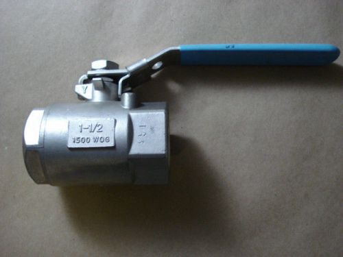 Milwaukee Valve, Stainless Steel Fire Safe Ball Valve, 1- 1/2&#034;, CF8M /FC2/ RL