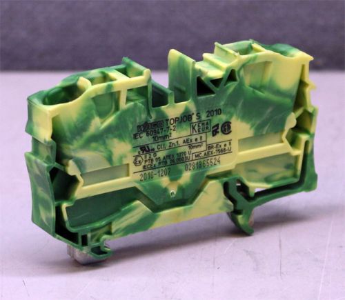 Wago TOPJOB S 2010 DIN Rail Mount Terminal Block 2010-1207 Qty. 13 New