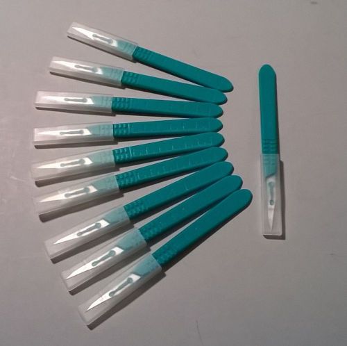 10 Bard-Parker Scalpel sz 11 Blade Non-Sterile Exacto Knife Art Craft Disposable