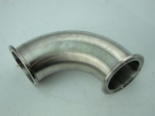 2&#034; SANITARY SS ELBOW TUBING Tri-Clamp  316L  925622