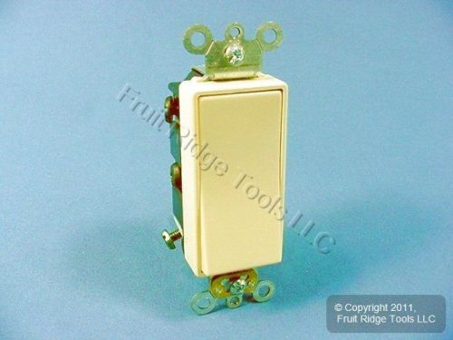 New Leviton Ivory COMMERCIAL Decora Rocker Wall Light Switch 4-Way 20A 5624-2I