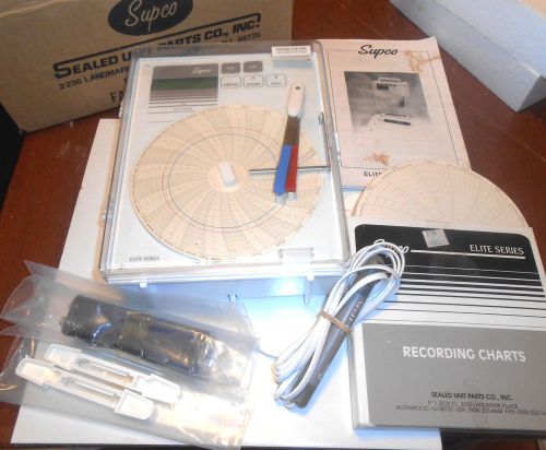 SUPCO ELITE SERIES CR-TH2 TEMPERATURE HUMIDITY RECORDER PLOTTER HP5 SENSOR w/o