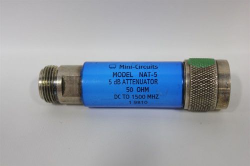 MINI-CIRCUITS NAT-5 ATTENUATOR 5DB 50OHM DC TO 1500 MHZ