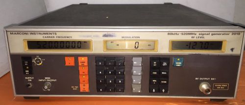 MARCONI INSTRUMENTS 2018 80KHZ -520MHZ SIGNAL GENERATOR