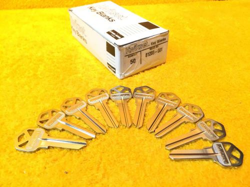 ***NEW*** LOT OF (10) KWIKSET 81208-001 HOUSE KEY BLANKS TIN COATED BRASS