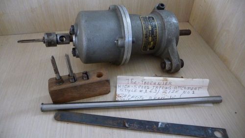 Procunier No 1E J Tapping attchment Head W/4 Collets &amp; 3 bits